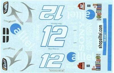 DAP Designs #12 Alltel Fastap 2006-Ryan Newman Nascar decal