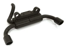 Realistic Rear Mount Exhaust System for Axial 1/10 SCX-10 w/ 43mm Bumper Mount