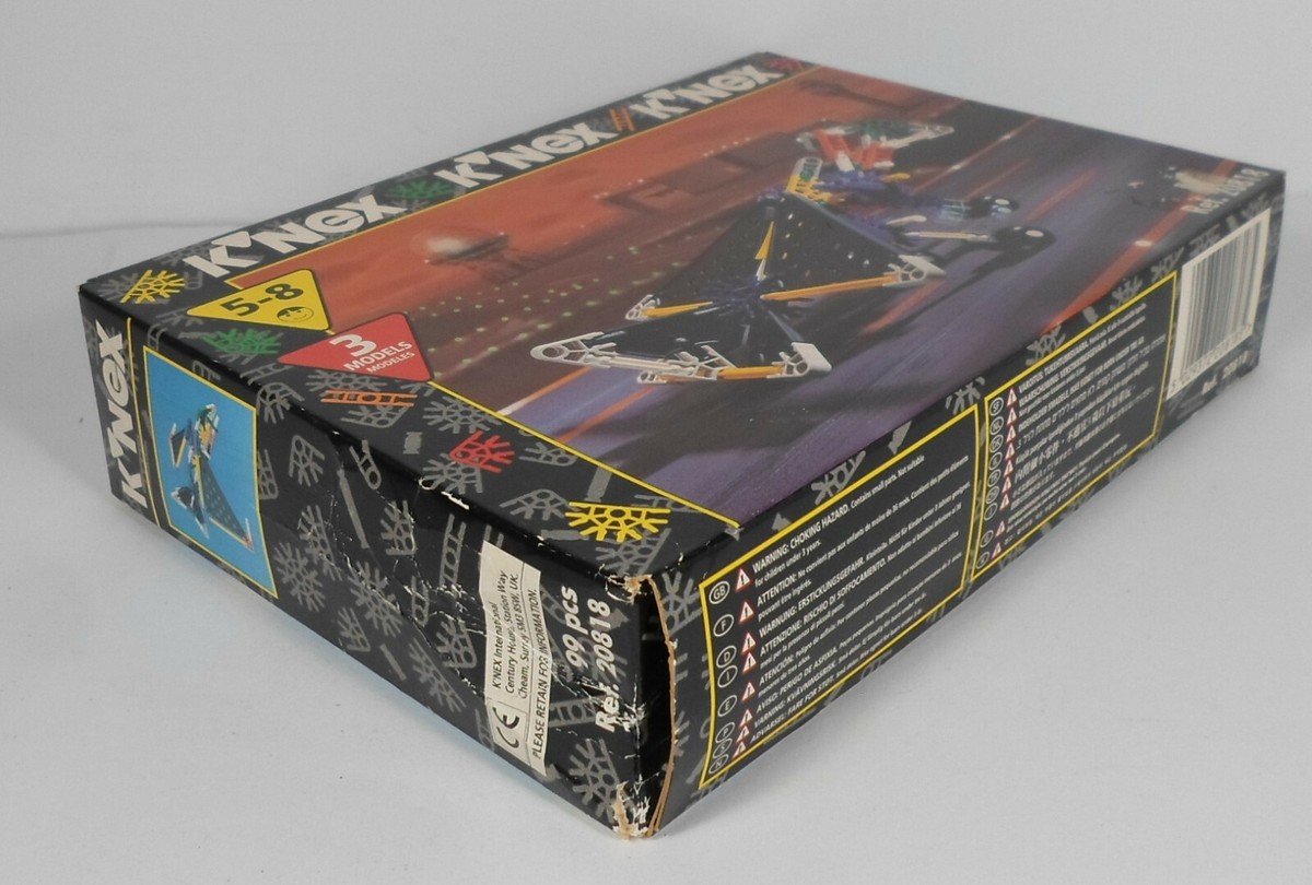 K'NEX KNEX VTG 1996 # 20818 CONCORD AIRPLANE 3 MODELS 99 PIECES