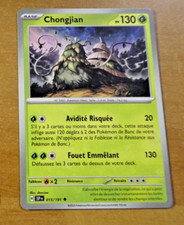 POKEMON ETINCELLES DEFERLANTES CARD CARTE CHONGJIAN 015/191 SSP JCC FR NM