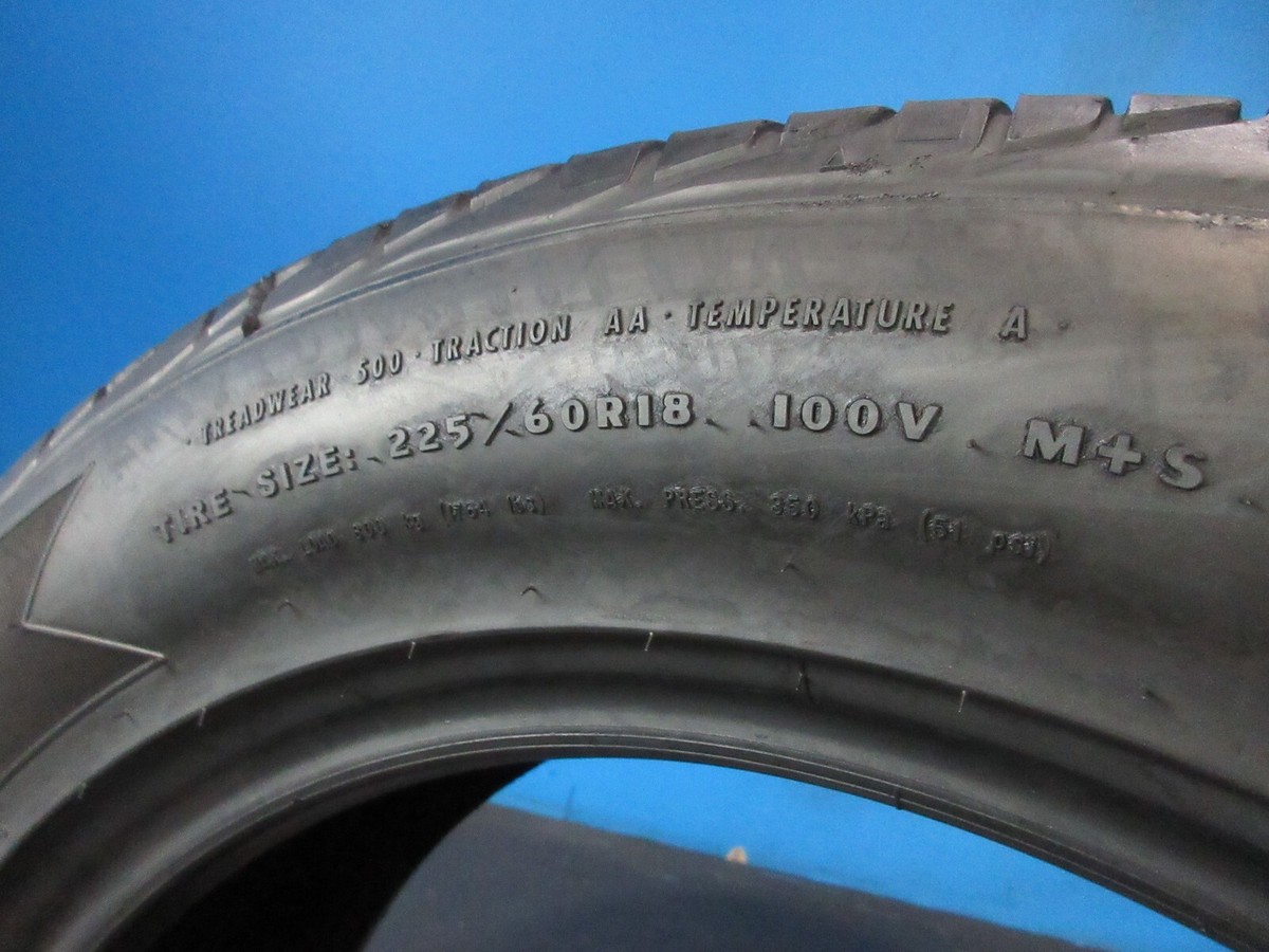 225/60R18 Dunlop Conquest Sport A/S 100V 7-8/32