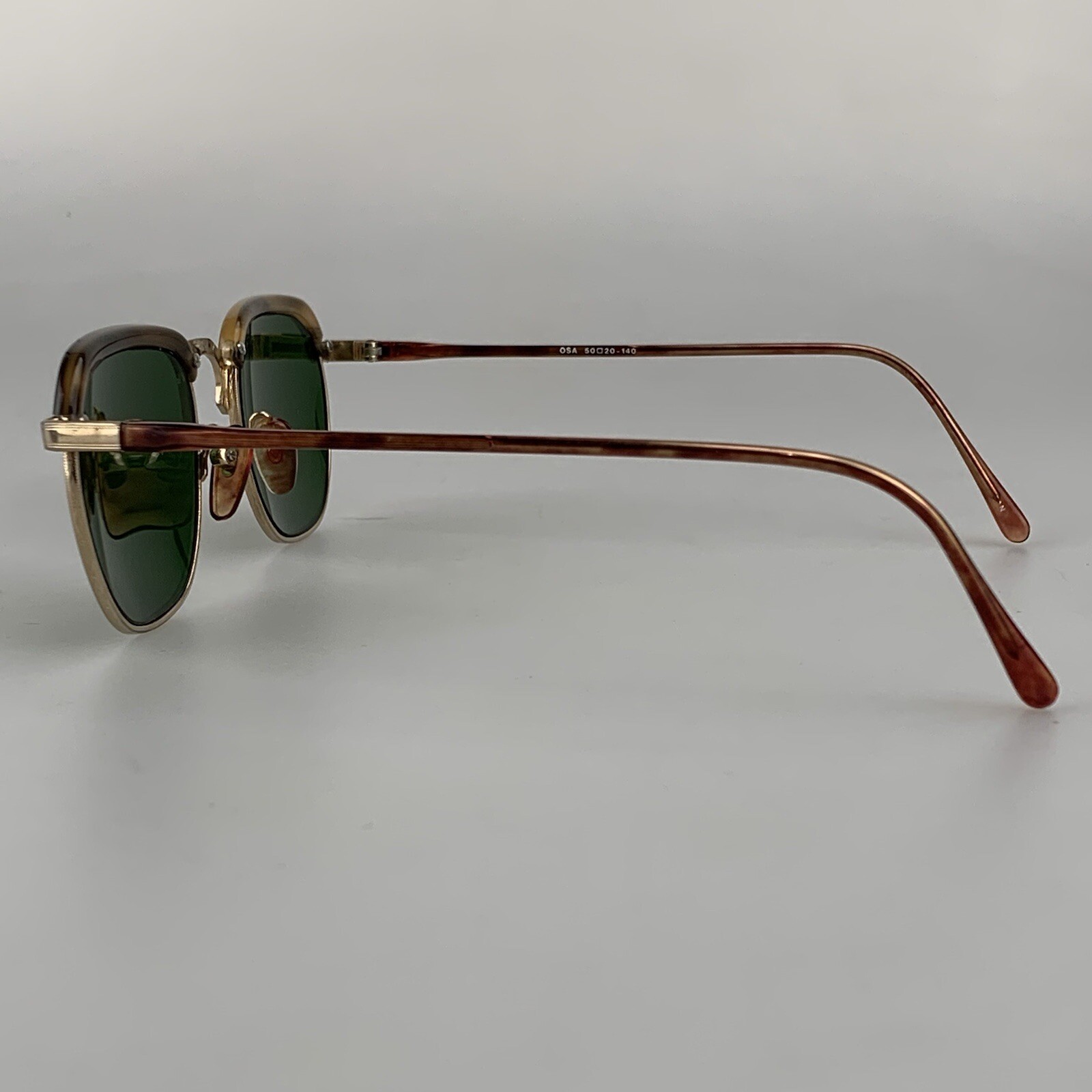 Vintage Optical Shop of Aspen Sunglasses mod. Jerome Round Tortoise Japan RARE