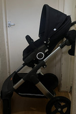STOKKE Trailz™ Terrai PRAM/PUSH CHAIR/BUGGY - BLACK - USED