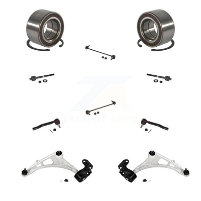 Front Bearing Lower Arm Outer Inner Tie Rod Link Kit (10Pc) For 14-18 Acura MDX