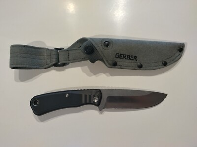 Gerber Downwind Drop point - FB Black/Grey