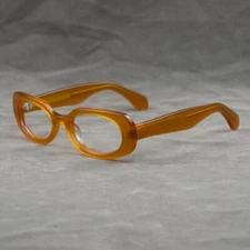 Thick Acetate Fashion Eyeglasses Retro Square Reading Glasses Men Women Frames