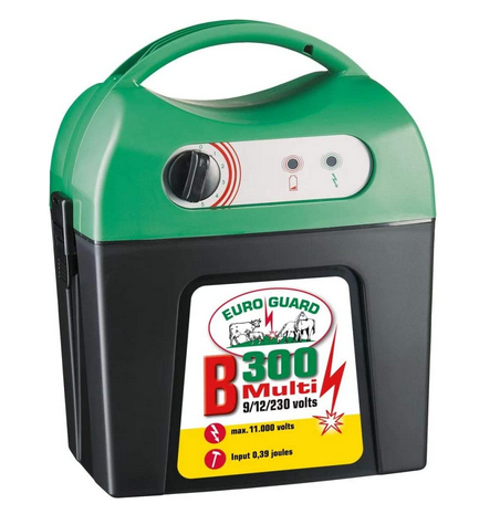 RECINTI ELETTRICI ELETTRIFICATORE EUROGUARD B300 MULTI - 6,0 km.