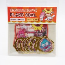 Sanrio Characters JAPAN 2024 Flake Seal Stickers 8 Designs Total 30pcs