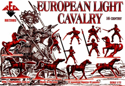 RedBox SOLDATINI 1/72 - 72085 European Light Cavalry, 16th Century Set 2 - Picture 2 of 2