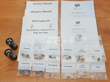 Pioneer A-9 ricostruzione restauro recap upgrade kit riparazione condensatore