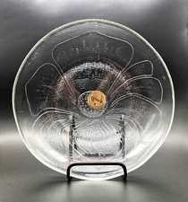 Six (6) Vintage Duralex 16-oz. Glass Soup Bowls, “Saison” Floral Pattern w/Tags