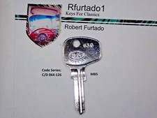Key Blank for Vintage Volvo Isetta Lloyd Borgward 1950's (see code series) MB5