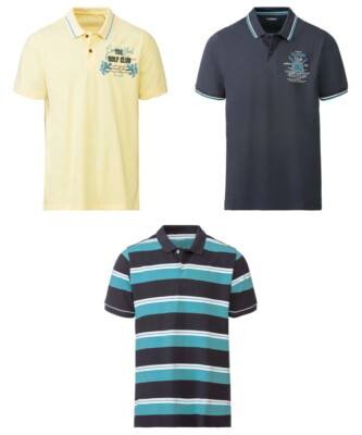 LIVERGY Herren Poloshirt Polo Shirt leger geschnitten - versch. Farben & Größen