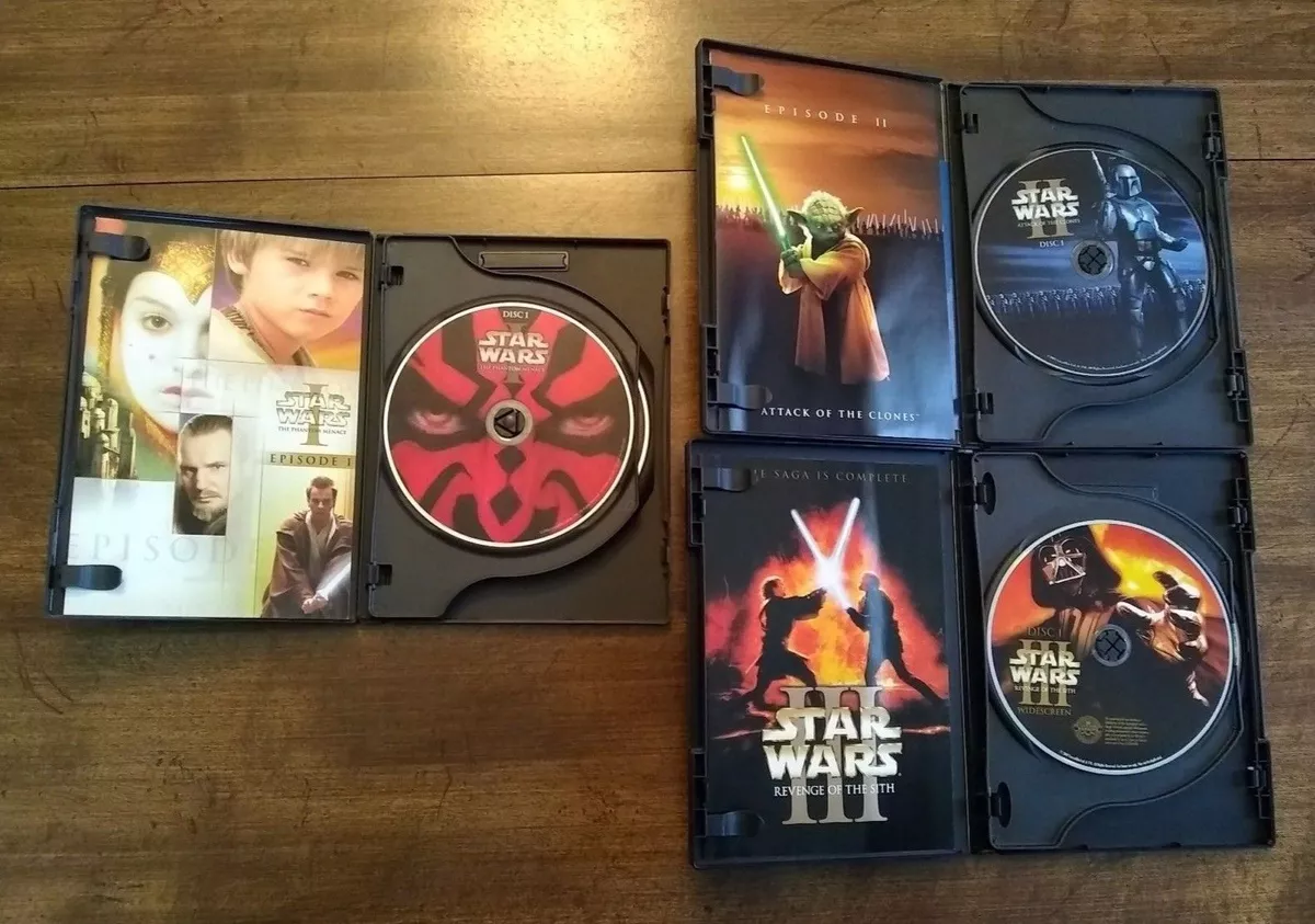 Star Wars Prequel Trilogy Box Set Blu-ray (Episodes 1-3) Region Free 