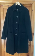 Long Tall Sally Black Wool +    Oversized Coat Size 16