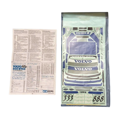 TAMIYA RC 1/10 VOLVO 850 BTCC 58183 FWD Racing Car Vintage TAMIYA RC 1/10 VOLVO 850 BTCC 58183 FWD Racing Car Vintage