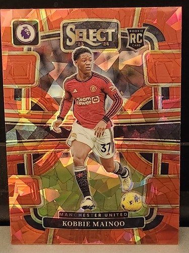 Kobbie Mainoo [Red Ice] #70 2023 Panini Select Premier League card