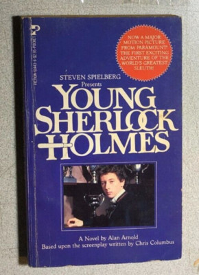 YOUNG SHERLOCK HOLMES by Alan Arnold (1985) Pocket Books movie paperback