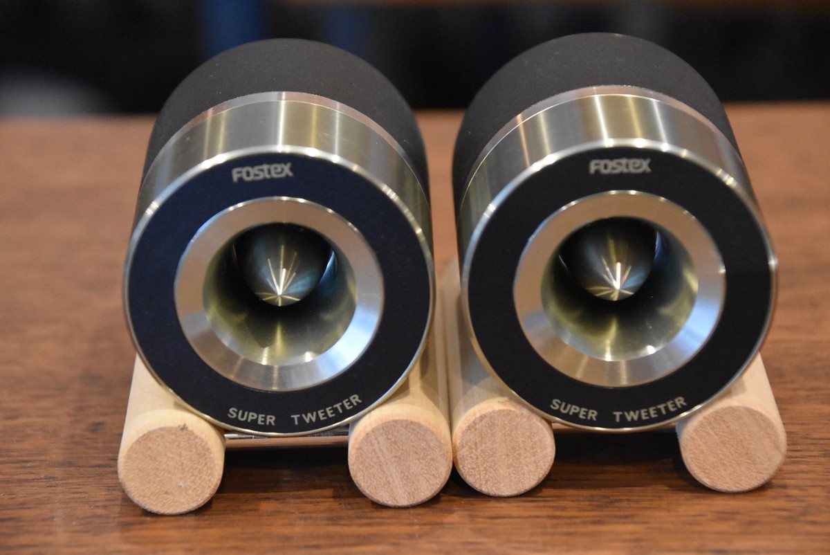 Used Fostex Super Tweeter T-90A Aluminum Alloy Thick Used Fostex Super Tweeter T-90A Aluminum Alloy Thick