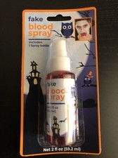 Fake Blood Spray, Halloween Cosmetics - 2 fl oz. Spray Bottle NEW 