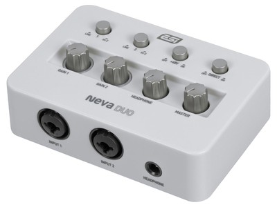 Handliches USB Audio Interface Neva Duo v. ESI, ideal für Musiker & Streaming