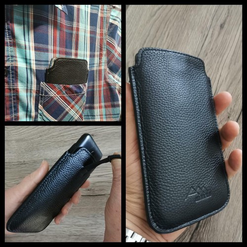 ASSEM Für Gigaset GX6 echt leder Handy Tasche Hülle Etui case cover  - Bild 2 von 2