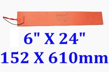 Ukulele Side Bending Heating Blanket Wood Work Thermostat 200 C 6" X 24" 450W CE