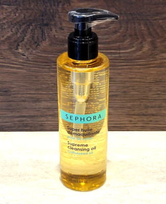 Sephora Supreme Cleansing Oil Face & Eyes, 6.4 oz makeup remover    (#m1XL5)