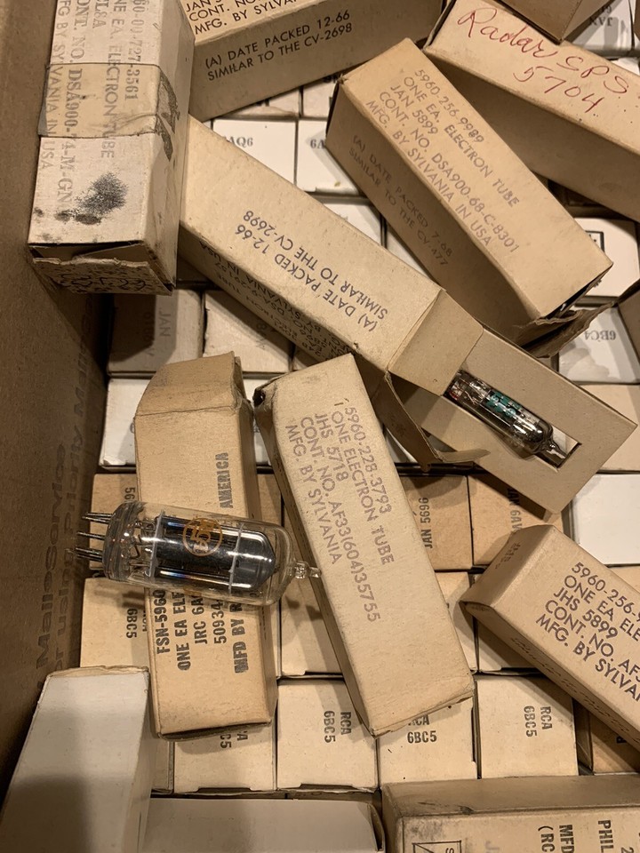 Vintage Vacuum Tubes Military Spec (147pcs) NOS UNTESTED (2) eBay