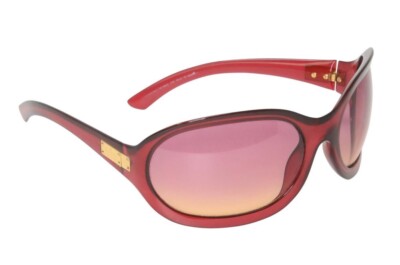 GUCCI AUTH $399 Women's Round Plastic Raspberry Frame Model GG