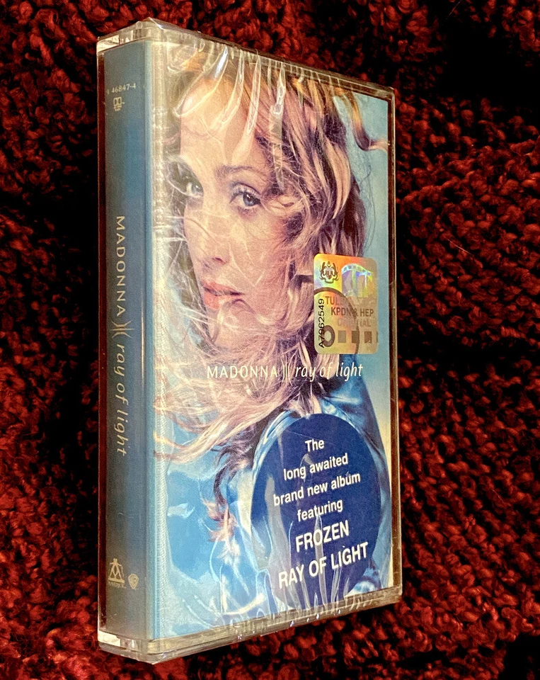 MADONNA RAY OF LIGHT SEALED MALAYSIA CASSETTE TAPE  PROMO HYPE STICKER LP FROZEN - Image 4 of 4