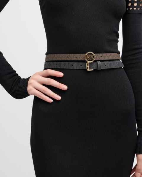 Michael Kors Women\'s 2 Pk. Logo Belt Set Michael Kors women main image 2