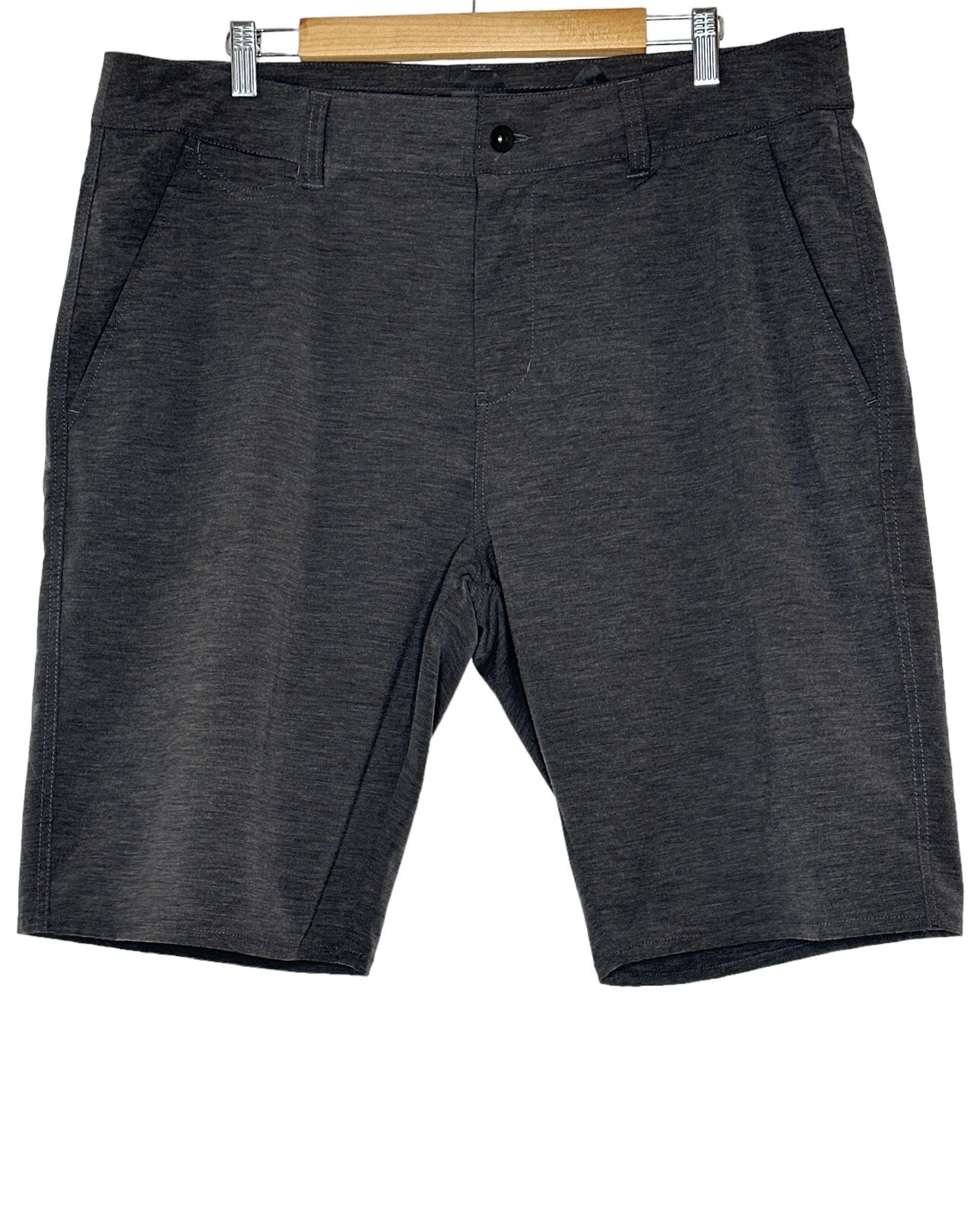 KAVU Hiking Shorts Men’s Gray Outdoor Pockets Durable Size 38