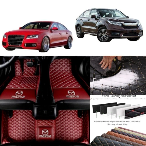 For Mazda All Models Car Floor Mats Anti-slip Luxury Custom Carpets Waterproof - Picture 24 of 43
