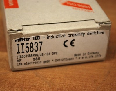 efector 100 II5837 Inductive Proximity Sensor - NEW
