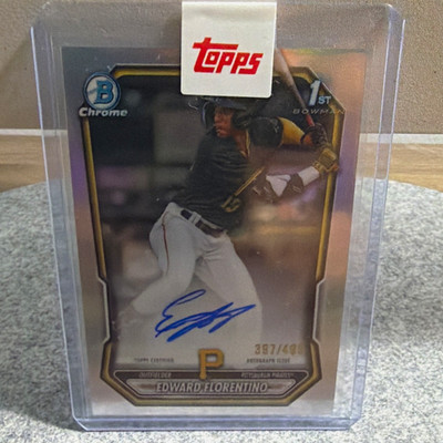 Topps 2026 Bowman Chrome Edward Florentino Auto Refractor /499 CPA-EF