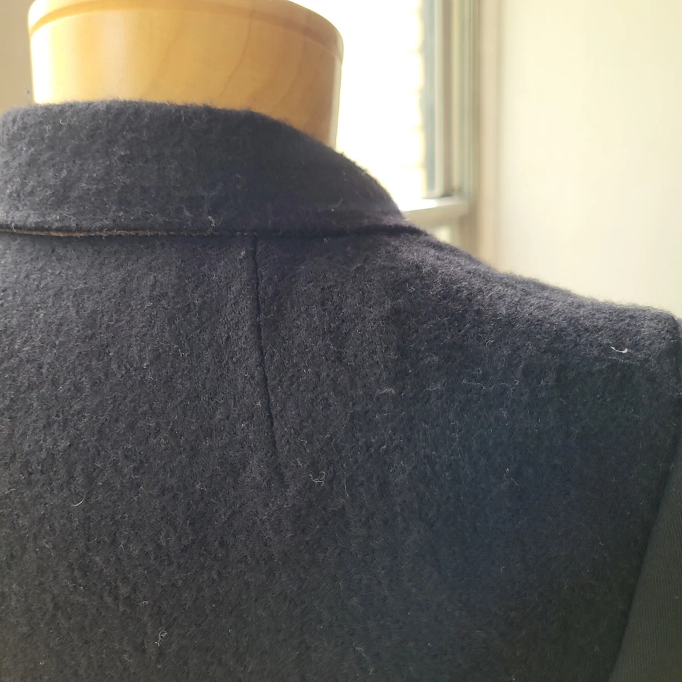 Blazer Rick Owen F/W 2019 Larry Mixed Textile Lana Negro 42 Lana RP19F5747-WFJA Foto 4 de 4