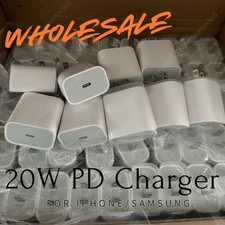 Lot 20W USB Type C Power Adapter Fast Charger Cube Block For iPhone iPad Android