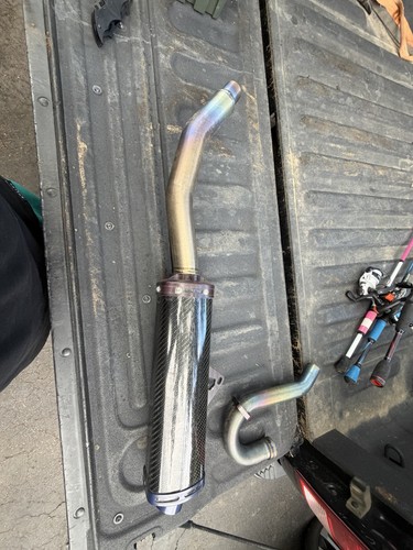 Mid 2000s White Bros Carbon Pro Exhaust Yamaha