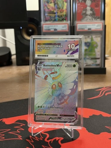 2020 POKEMON SWORD & SHIELD DARKNESS ABLAZE #190 FULL ART/BUTTERFREE VMAX Ace 10