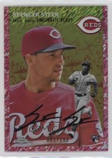 2023 Topps Chrome Platinum Anniversary 1/100 Spencer Steer #144 1ir6