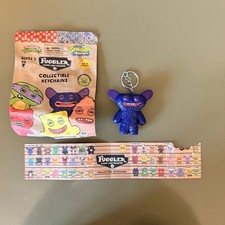 Fuggler Vinyl Keychain Series 2 Grin Grin Blue Common 3 NEW