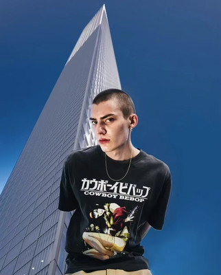 SAINT Mxxxxxx x Cowboy Bebop Short-Sleeve T-shirt 'Black' Mens
