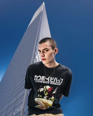 SAINT Mxxxxxx x Cowboy Bebop Short-Sleeve T-shirt 'Black' Mens