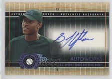 2005 Fleer Patchworks Autoworks Masterpiece 1/1 BJ Upton #AW-BU Auto v7j
