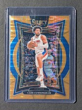 2024-25 Panini Select Cade Cunningham #65 Neon Orange Pulsar Prizm #/18