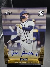 2020 Leaf Draft Auto Gold Jesse Franklin V #BA-JF2 Auto Rookie RC 