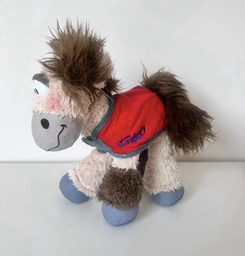 Peluche Cheval Diddl Galupy Manteau Rouge - Photo 2/4