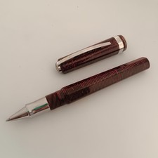 Visconti Wall Street Red Pearl Celluloid Rollerball Pen