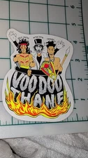 Vintage Voodoo Thane HYPER Cannibal Wheels Sticker Inline Skate 